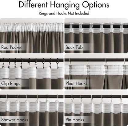 MIULEE Gold Velvet Curtains 90 inches 2 Panels - Luxury Room Darkening Window Drapes for Bedroom Living Room Thermal Insulated Super Soft Blackout, Back Tab Rod Pocket Pinch Pleated, W52 x L90