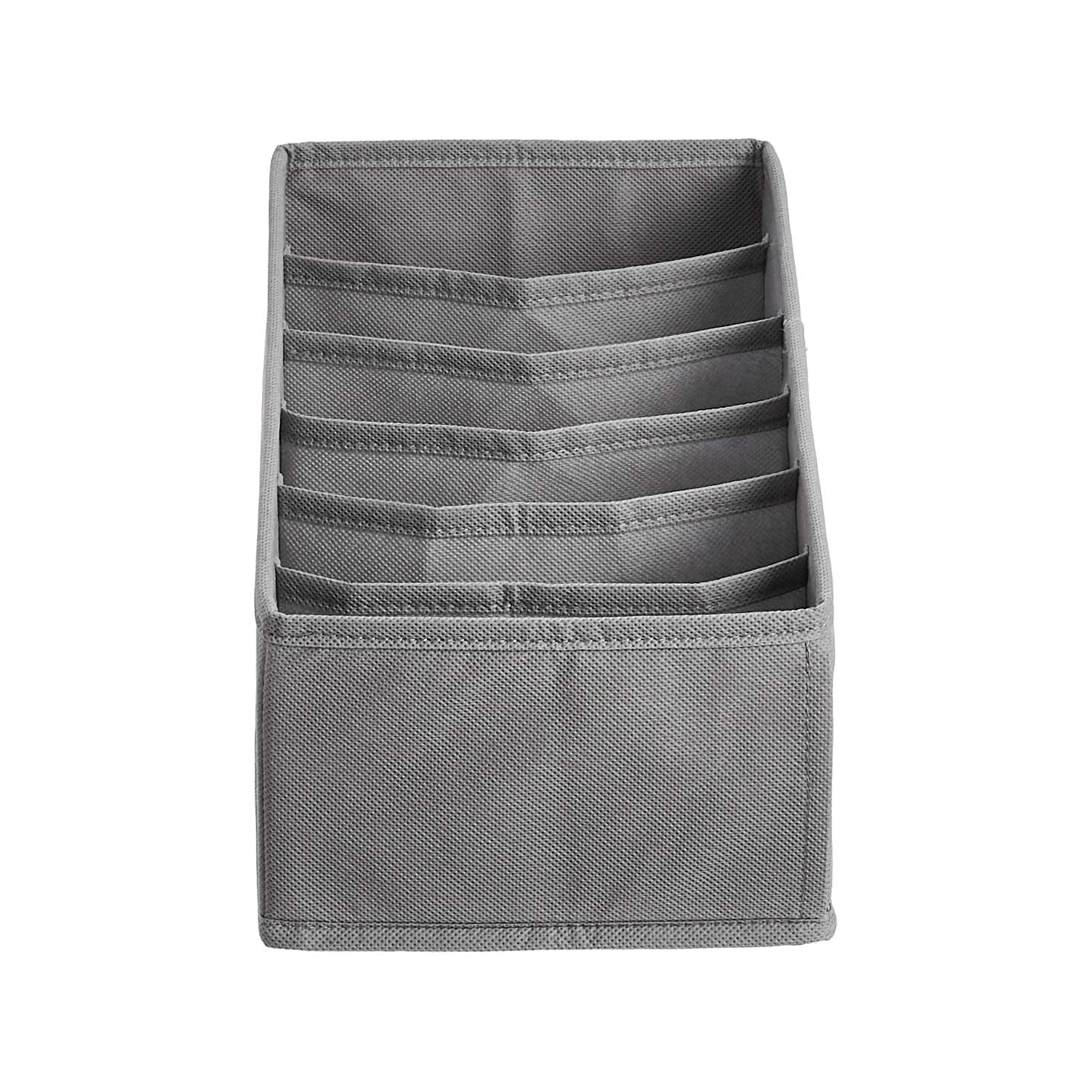 Amazon Basics Deep Drawer Organizer for Clothes, Collapsible Storage Boxes for Socks, Underwear and