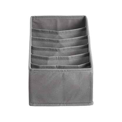 Amazon Basics Deep Drawer Organizer for Clothes, Collapsible Storage Boxes for Socks, Underwear and