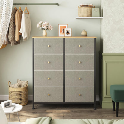 OLIXIS 8 Drawer Storage Dresser for Bedroom, Closet Organizers Units
