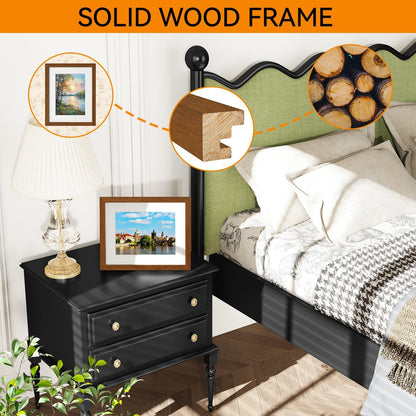 IBUYKE 8x10 Picture Frame,Solid Oak Wood 8x10 Photo Frame with Mat to 5x7,10x8 Picture Frames With Tempered Glass,Tabletop or Wall Mount Display,Home Decor,Walnut Oak 8 x 10 Frame,UWPF0810H