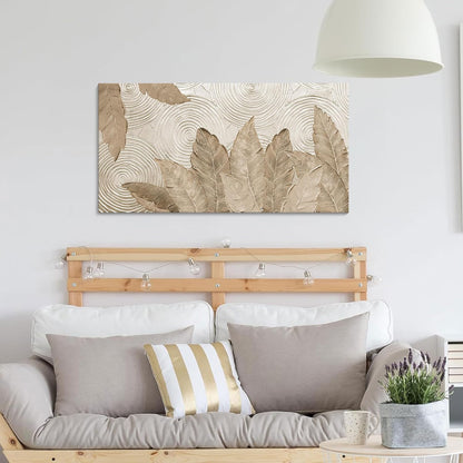 Minimalist & Modern Art for Bedroom Decor Framed Abstract Artwork for Walls Neutral & Contemporary Beige Wall art - Artwork for Living Room and Boho Style Large Abstract Wall Art 20×40IN