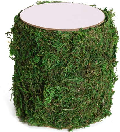 Moss Roll, Dried Moss for Crafts, Moss Table Runner for Fairy Gardens, Wedding Woodland Decor, Preserved Moss Mat for Table Decoration (4" W x 48" L)