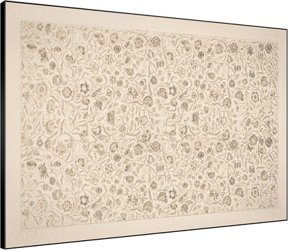 SIGNWIN 36"x46" Extra Large Framed Wall Art Vintage Botanical Sketch with Detailed Floral Pattern, Classic Nature Illustration for Home Living Room Bedroom Decor (Frame Assembly Required)