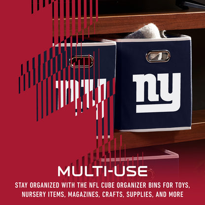 Franklin Sports NFL New York Giants Collapsible Storage Bin