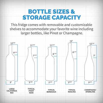 Newair 15" Wine and Beverage Refrigerator 9 Bottle and 48 Can Capacity, Beverage Cooler in Stainless Steel, Built-in or Freestanding Dual Zone Drink Fridge with Triple-Pane Glass Door