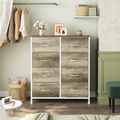 OLIXIS 8 Drawer Storage Dresser for Bedroom, Closet Organizers Units