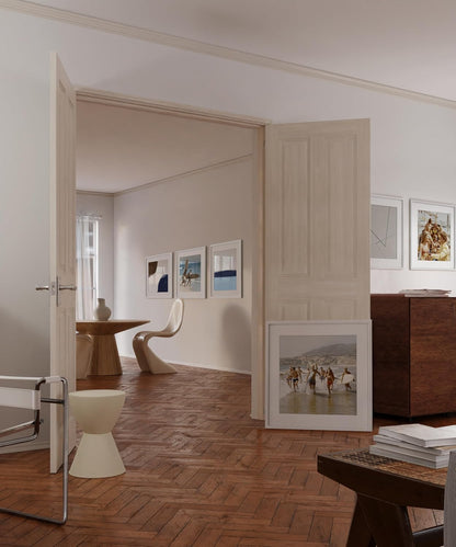 HAUS AND HUES 20x20 White Metal Picture Frames Matted to 16x16 - Features Premium Aluminum & Hanging Hardware, Shatterproof Plexiglass - Ideal for Home, Room, Office (20x20 in, White, Set of 15)