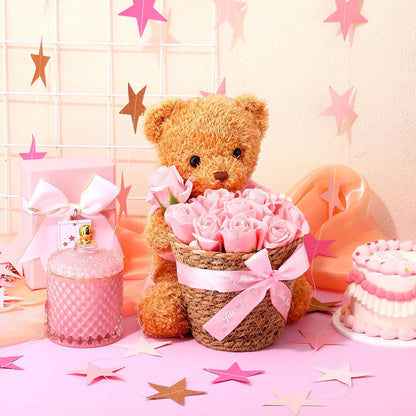 Patelai Glitter Star Garland Banner Decor 130 Feet Star Hanging Bunting Banner Twinkle Backdrop for Homecoming Classroom Wedding Birthday Halloween Christmas Party Supplies(Pink,Purple)