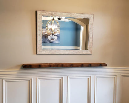 joelsantiques 72 Inch Wooden Floating Shelves for Wall - 72x9x2 in - Made of Natural Wood - Long Heavy Duty Rustic Rustic Wall Shelves for Bedroom - Perfect for Living Room, Kitchen - Medium Brown