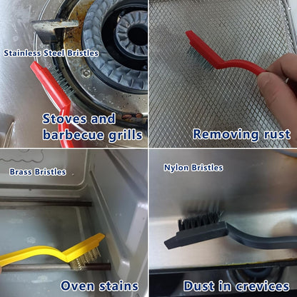 12Pcs Crevice Cleaning Brush,Small Gap Cleaning Brushes for Cleaning Bathroom,Kitchen,Window Grooves,Corners, Sinks, washbasins, Showers, faucets, bathtubs, Gas Stove and Tiles