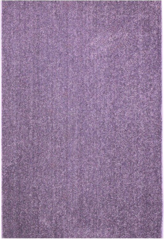 KOECKRITZ Soft and Colorful Kids Classroom Area Rugs (Passes Flammability Pill Test) Many Sizes and Bright Colors to Select from (4' x 6', Lavender)