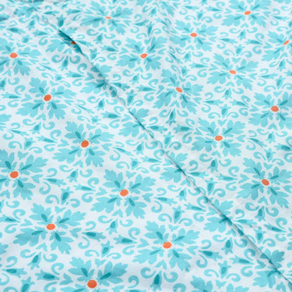 NEWLAKE Quilted Cotton Bed Pillowcases,European Gorgeous Floral Pattern, 2 Pieces, 20x36 Inch