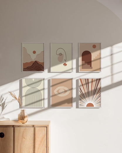 HAUS AND HUES 9x12 Picture Frame Set of 9-9 X 12 Frame Wooden Picture Frames for Crafts, 9x12 Frame Wood Picture Frames, 9 X 12 Picture Frame Natural Wood Frames,12x9 Picture Frame Wood (White Oak)