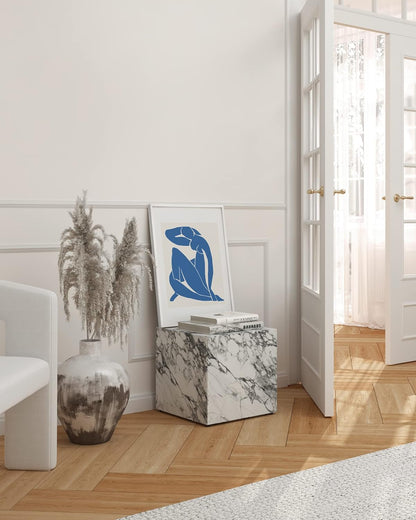 HAUS AND HUES White 16x20 Picture Frame - Modern Aluminum Wall Art Display - Minimalist, Lightweight 16x20 White Frame for Art Prints, Photos, Posters - Ready-to-Hang Vertically & Horizontally