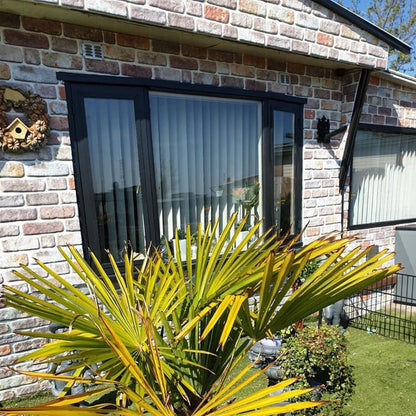 Dundee Deco 3D Wall Panels Faux Brick - Cladding Brown Beige Stone Look Wall Paneling, Styrofoam, Sample, Size 10 x 10 in.