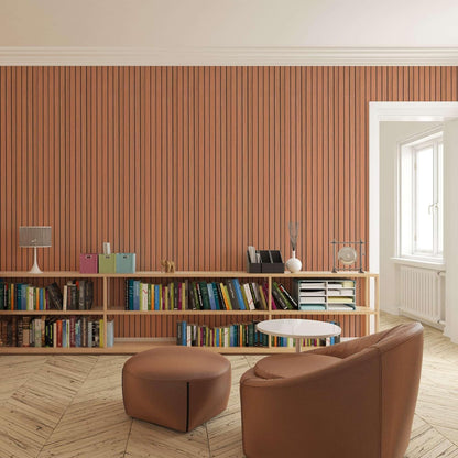 IZODEKOR 3D Wood Effect Wall Panels - Faux Wood Paneling for Living Room, Kitchen, Bathroom and More | Natural Wood Look | Easy Application | Chestnut Shell Wood (10" x 10")