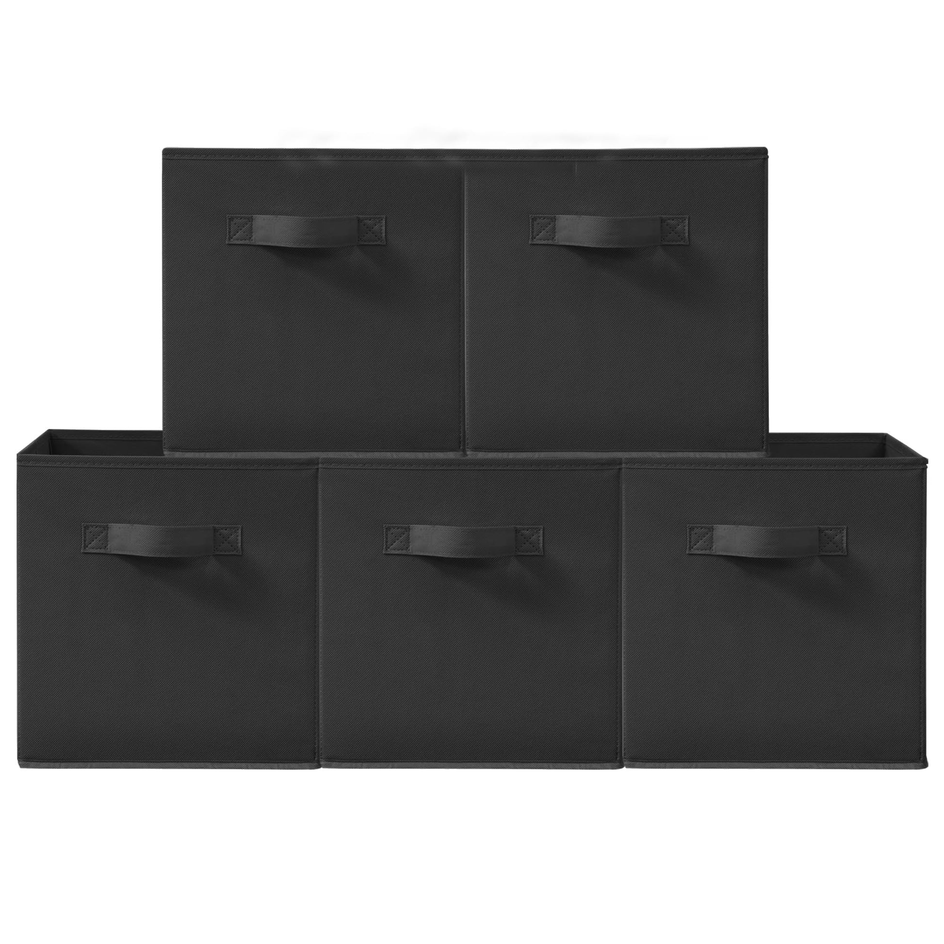 STORAGEIDEAS 11 Inch Fabric Storage Cubes, Sturdy Foldable Storage Bins, Heavy Duty Cube Organizer