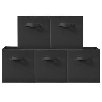 STORAGEIDEAS 11 Inch Fabric Storage Cubes, Sturdy Foldable Storage Bins, Heavy Duty Cube Organizer