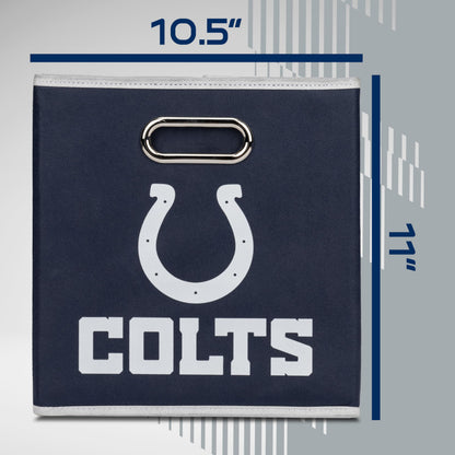 Franklin Sports NFL Indianapolis Colts Collapsible Storage Bin