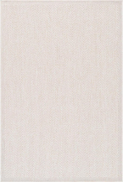 CAMILSON Easy Jute Rug 10x14, Indoor Outdoor Off-White Color Fiber Area Rugs for Living Room and Patio Rug Herringbone Boho Woven Design Easy-Cleaning Washable Outside Carpet Alfombras 10 x 14