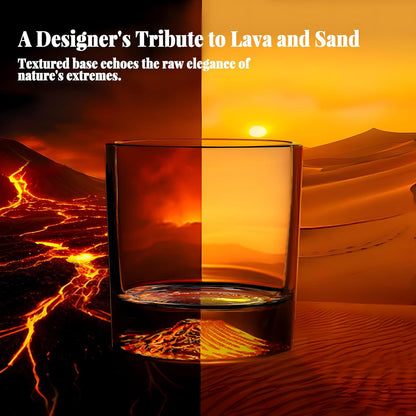 Crystal Whiskey Glasses Set of 2 – 10 OZ Designer Old Fashioned Rocks Glass for Scotch, Bourbon, Rum and Cocktail Drink – Luxury Gift for Men