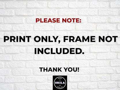 StudioUBILA Dublin Wall Art Poster, Decorative Cityscape Landscape Art Prints, Home Decor Wall Art Print for Bedroom Living Room Kitchen Decorations, Unframed