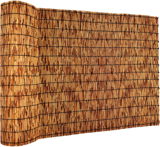 Reed Fencing Rolls,Patio Privacy Screen 5 Feet High,Decorative Bamboo Fence Rolls for Patio Balcony