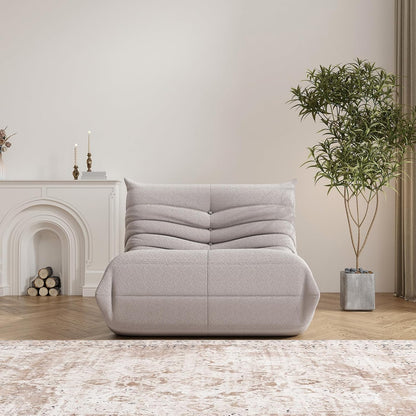 Bean Bag Chair, Fireside Chair Bean Bag Sofa Large Bean Bag Chair for Adults, Bean Bag Chairs for Teens with High Density Comfortable Foam, Memory Foam Bean Bag for Living Room, Bedroom (Grey)