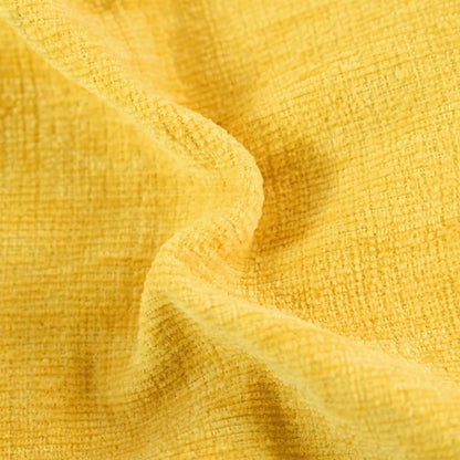 CaliTime Throw Pillow Covers Decorative 18 X 18 Inches Pack of 2 Cozy Chenille Cushion Cases for Couch Sofa Bed Living Room Home Mustard Yellow