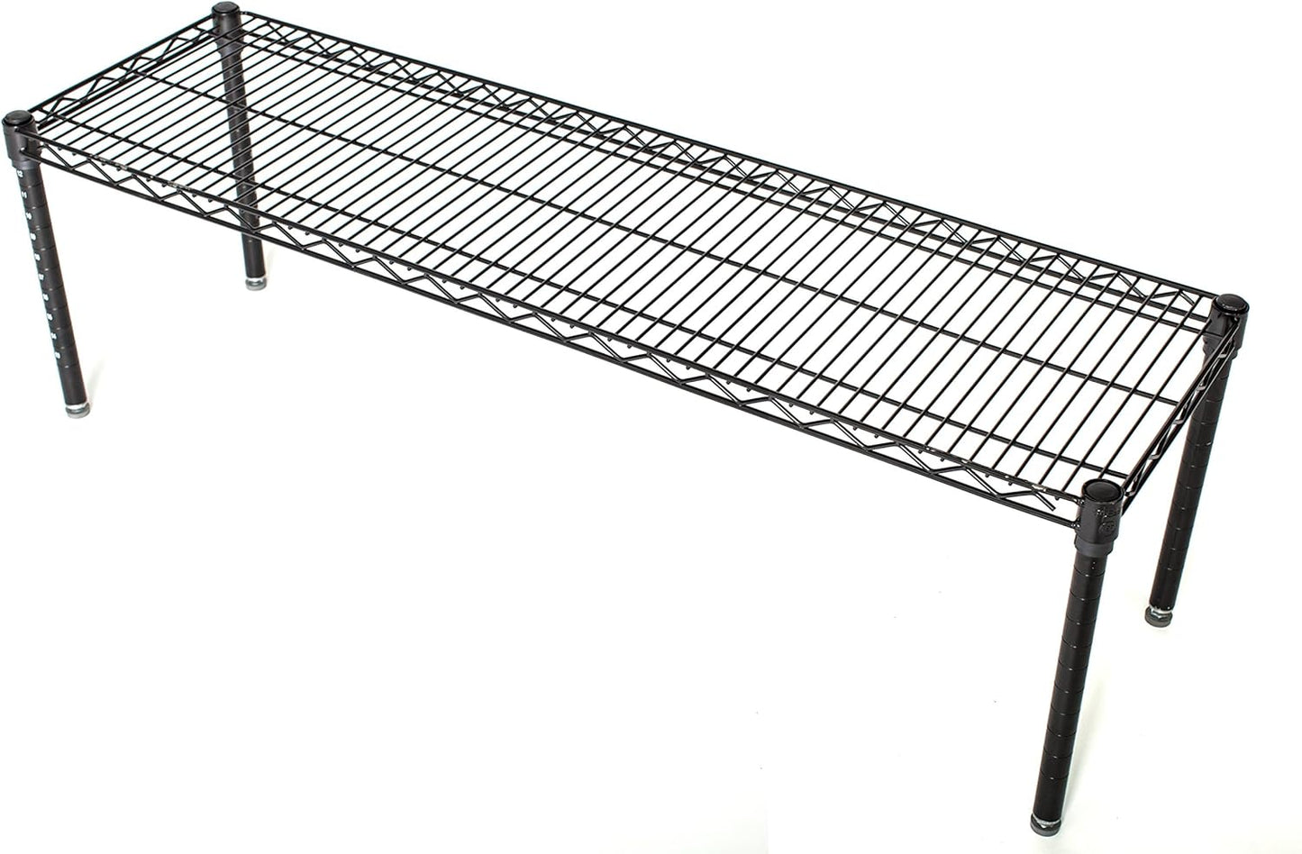Omega Products Corporation 18" Deep x 60" Wide x 14" High Black Stationary Dunnage Rack