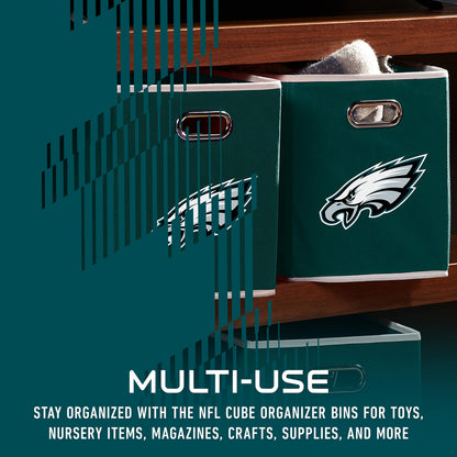 Franklin Sports NFL Philadelphia Eagles Collapsible Storage Bin