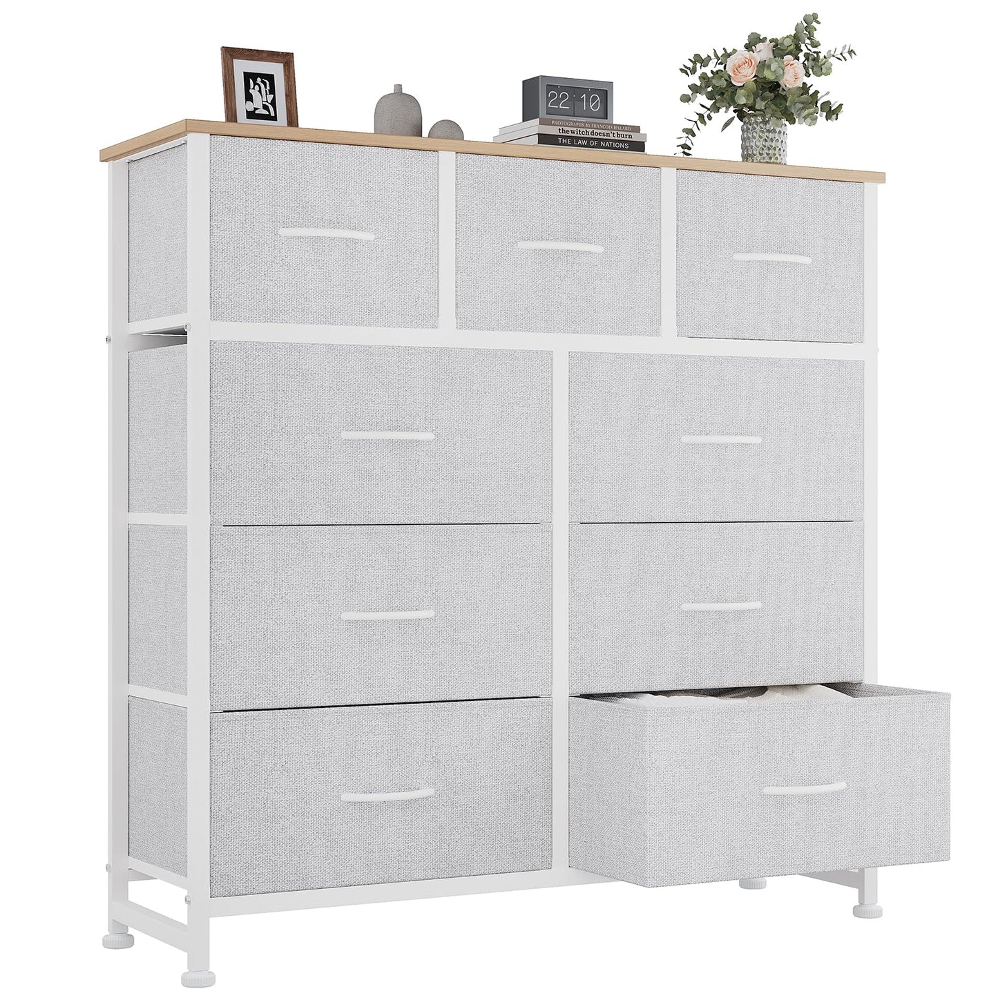 OLIXIS 9 Drawer Tall Dresser for Bedroom, Closet Organizers and Storage