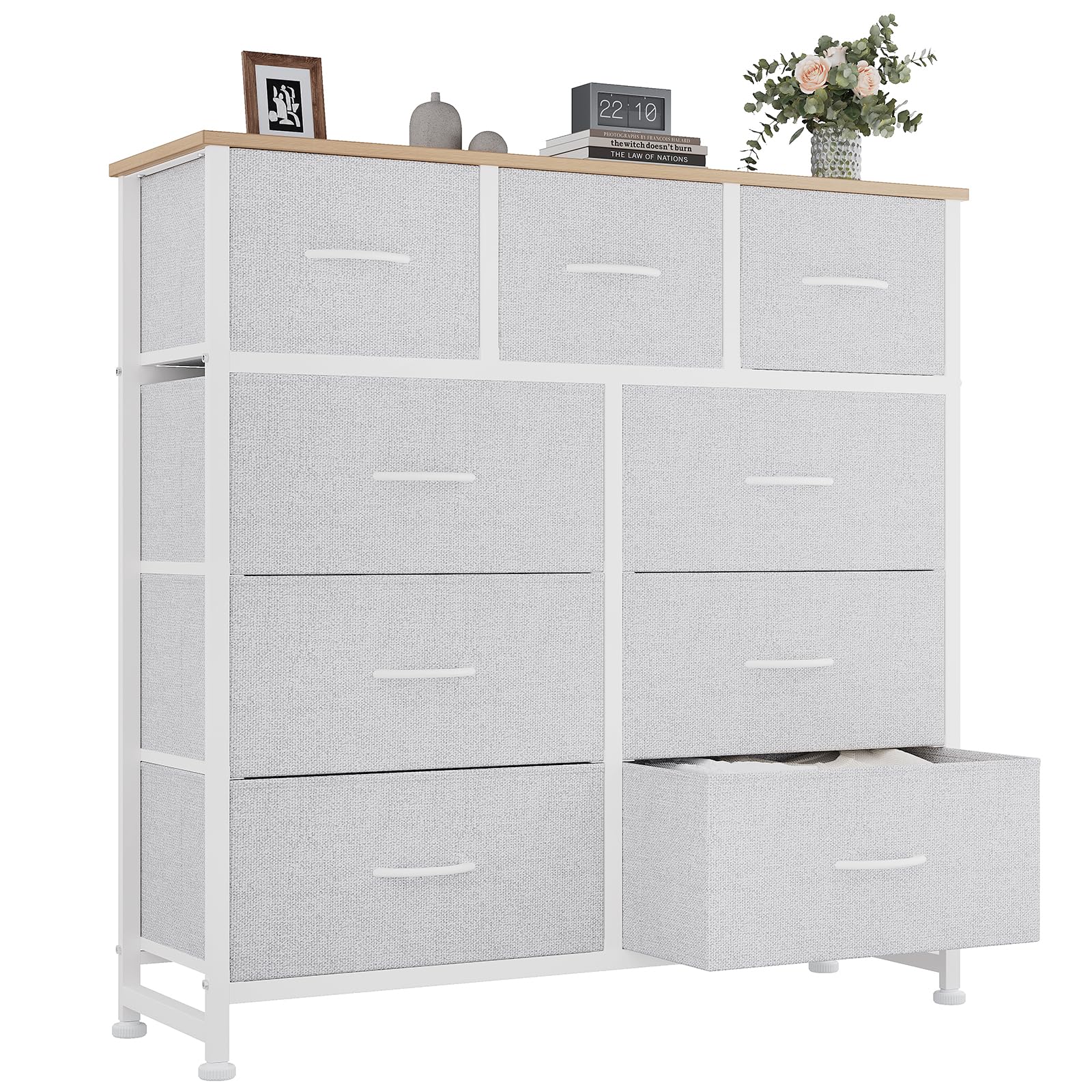 OLIXIS 9 Drawer Tall Dresser for Bedroom, Closet Organizers and Storage