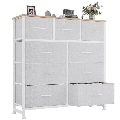 OLIXIS 9 Drawer Tall Dresser for Bedroom, Closet Organizers and Storage