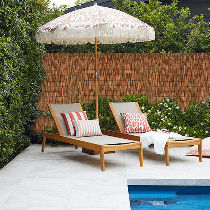 Brown 2 Pack 3.3FT X 16.4FT Reed Fencing Roll, Balcony Privacy Shade Reed Bamboo Fencing Garden Fence Border, Wind Block Sunshade Fence Screen for Outdoor Yard Patio Flower Bed Edge