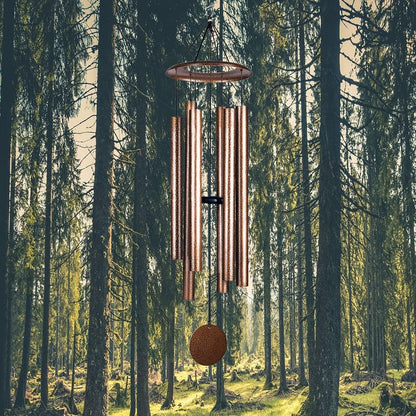 36 Inch Wind Chimes for Outside Deep Tone Sound Like Church Bell Memorial Christmas Copper Vein Thickness of Tube is 2.1mm Taiwan Made