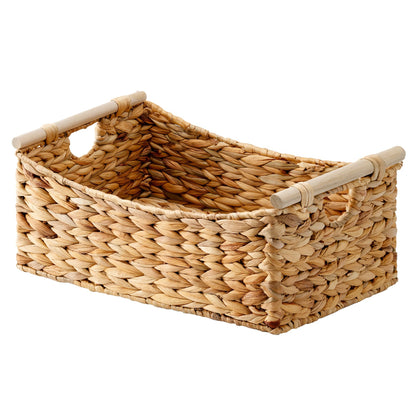 StorageWorks Extra Large Wicker Baskets with Handles, Hyacinth Basket,1Pack