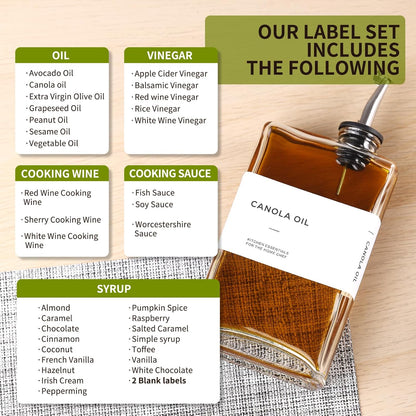 Olive Oil Dispenser Bottle for Kitchen, 3 Pack Glass Oil and Vinegar Dispenser Set, Elegant Book Design, Durable, Leak-Proof, Easy-Pour Spouts, Perfect for Kitchen, Dining Table (12oz)