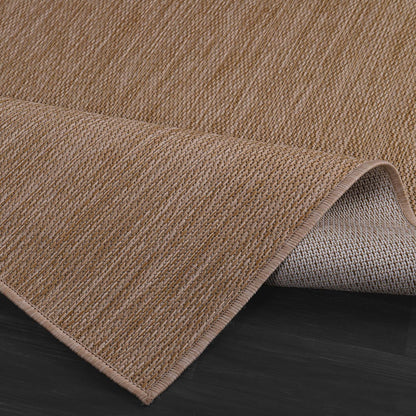 CAMILSON Outdoor Rug 8x10 Modern Area Rugs for Indoor and Outdoor Patios and Porches - Waterproof, Washable, Non-Shedding, Easy-to-Clean Outside Carpet (8 x 10, Solid - Jute)