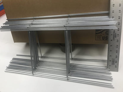 Yard Signs 10 Pack of Wire Stake x 24 Inch 9 Gauge Galvanized Double H-Frame 24 Tall, 10 Wide Sign Holder, Stake, Stand, stakes, Ship Same Day (Pkg10Stake24)