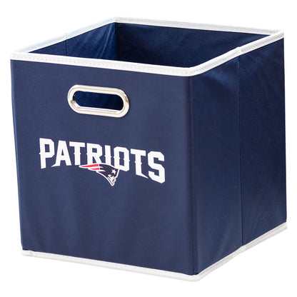 Franklin Sports NFL New England Patriots Collapsible Storage Bin