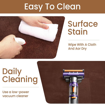 Sour Lemon 6x9 Living Room Rug, Soft Large Fluffy Bedroom Machine Washable Non Slip Carpet Rug for Playroom Kids Room Home Decor