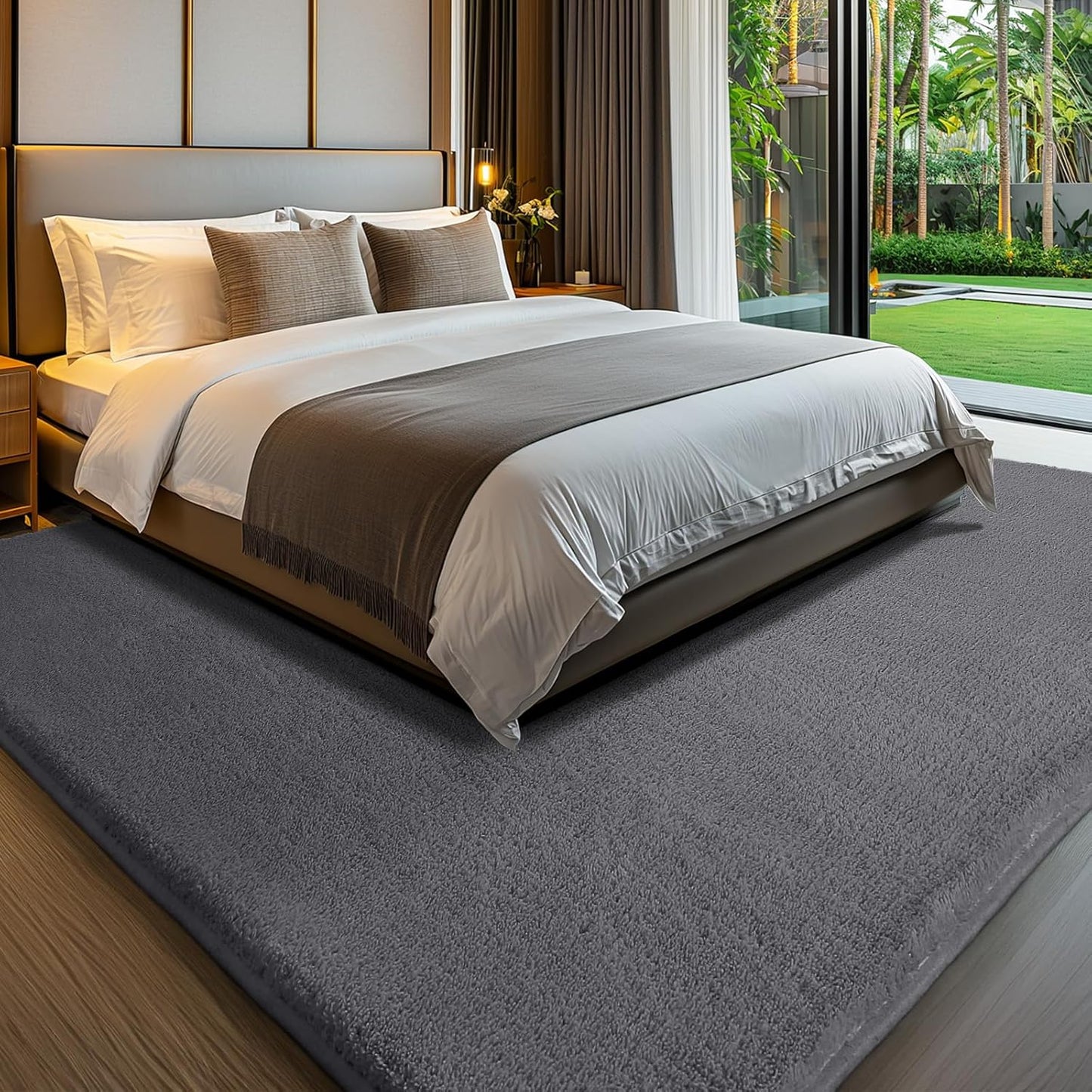 Sour Lemon 8x10 Area Rugs for Living Room, Soft Large Area Rug Fluffy Rugs for Bedroom，Machine Washable Area Rug Non Slip Carpet Rug for Living Room Playroom Kids Room Home Decor