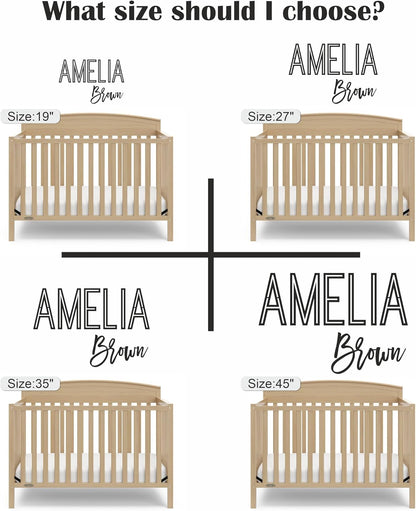 First and Middle Name Signs for Nursery Wooden Name Signs for Kids Room Personalized Name Sign