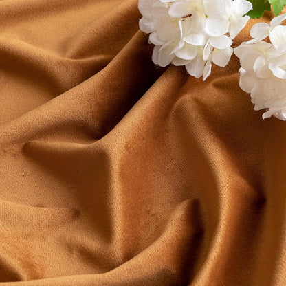 MIULEE Velvet Curtains 108 inches - Pinch Pleated Luxury Room Darkening Curtains for Bedroom Living Room Thermal Insulated Super Soft Window Drapes Rod Pocket, Gold Brown, W52 x L108 inch, 2 Panels