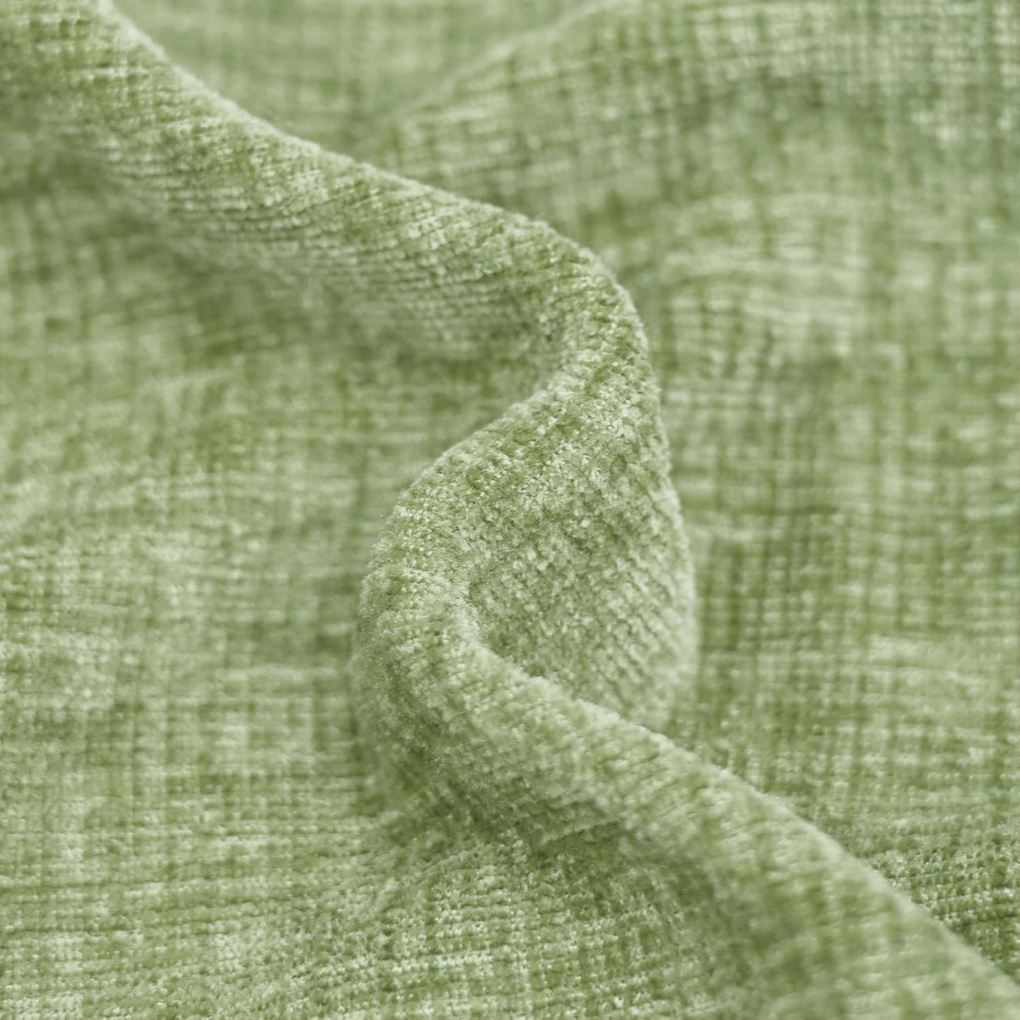 CaliTime Throw Pillow Covers Decorative 18 X 18 Inches Pack of 4 Cozy Chenille Cushion Cases for Couch Sofa Bed Living Room Home Sage Green