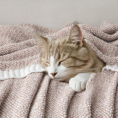 MIULEE Taupe Super Soft Throw Blanket for Couch, Cozy Fluffy Warm Throws Knit Blankets for Sofa, Bed, Chair, Living Room, Camping, Picnic, 50 x 60 inch