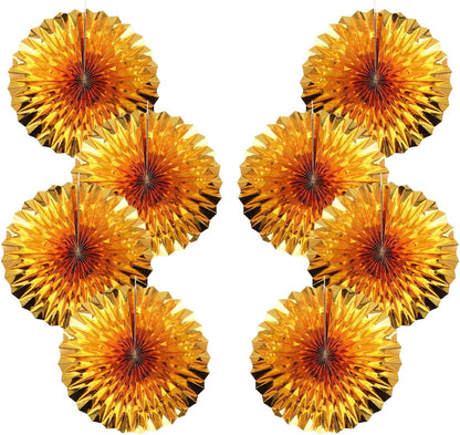 Golden Party Decorations,Engagement Party Decorations 12in,Gold Party Decor, Party Supply Decorations,Gold Wedding Decor,Anniversary Decorations 30 Color DIY Set （Golden）