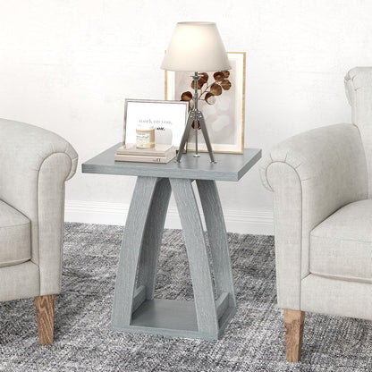 End Table, Side Table, Nightstand, Sofa Side Table with Shelf, Modern End Table for Living Room, Bedroom